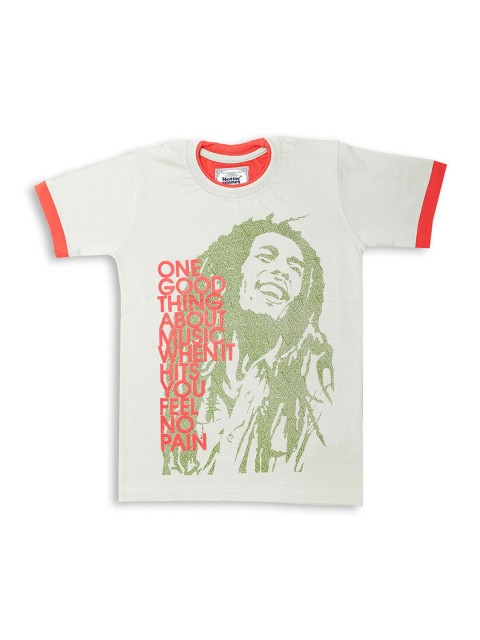 

Hopscotch Boys Blue Printed Applique T-shirt