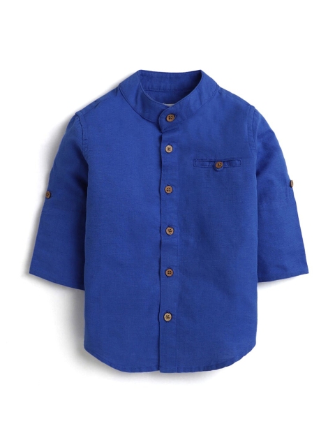 

Hopscotch Boys Blue Casual Shirt