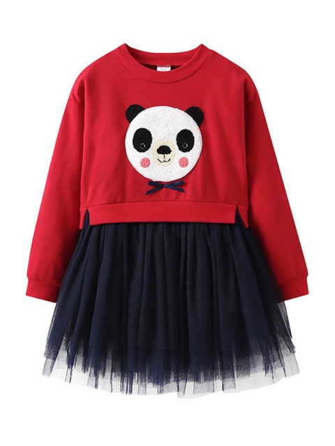 

Hopscotch Girls Red Striped V-Neck T-shirt