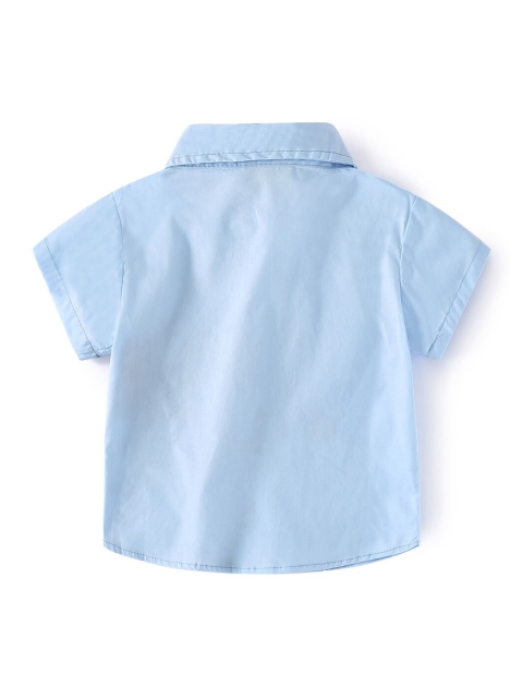 

Hopscotch Boys Turquoise Blue Casual Shirt