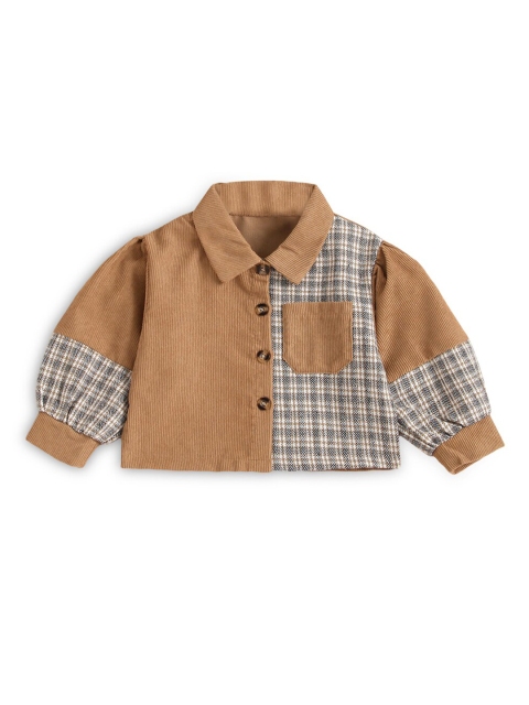 

Hopscotch Girls Brown Casual Shirt