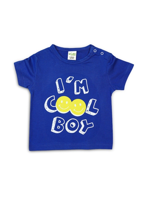 

Hopscotch Boys Navy Blue V-Neck Raw Edge T-shirt