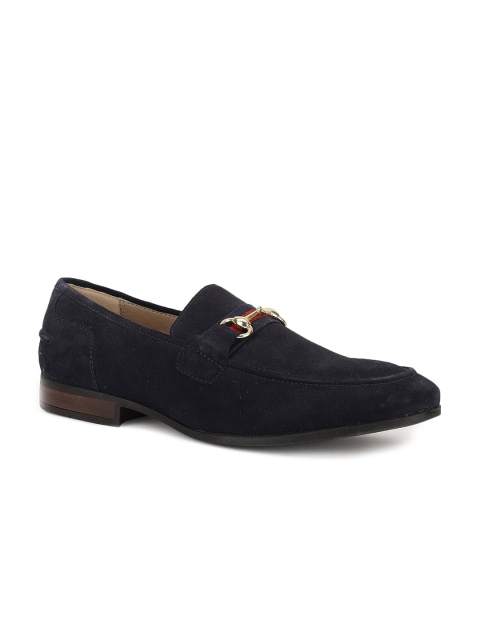 

Hush Puppies Men Blue Suede Slip-On Sneakers