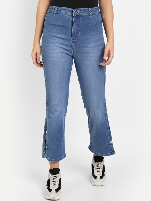 

Next One Women Blue Comfort Straight Fit High-Rise Light Fade Jeans