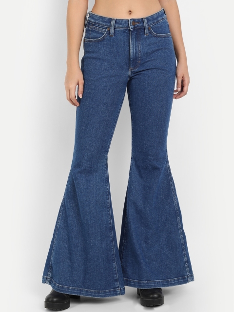 

Next One Women Blue Comfort Bootcut High-Rise Stretchable Jeans
