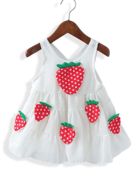 

Hopscotch White Floral A-Line Dress