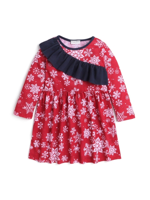 

Hopscotch Girls Red Floral Dress