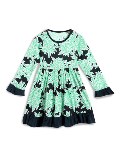 

Hopscotch Green Floral Dress