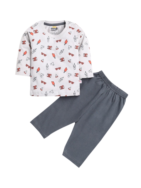 

Hopscotch Boys Grey Night suits