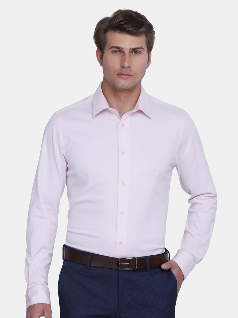 

Blackberrys Men Light Pink India Slim Fit Formal Shirt