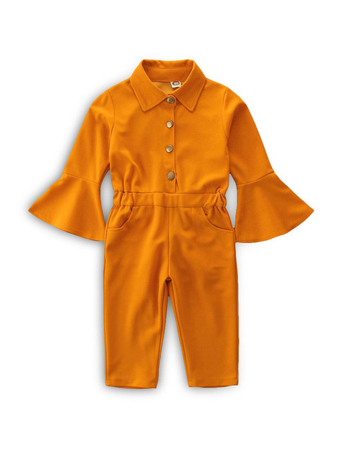 

Hopscotch Girls Orange Jumpsuit