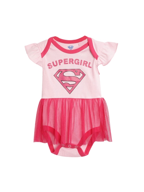 

Hopscotch Girls Pink Printed Bodysuit