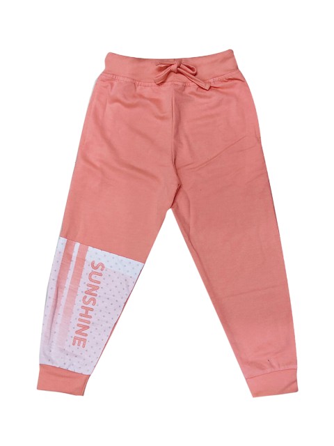 

Hopscotch Girls Peach Solid Jogger