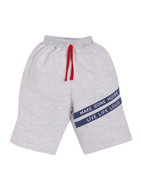 

Hopscotch Boys Grey Pure Cotton Shorts