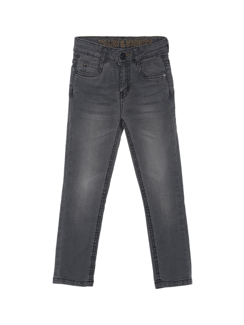 

Hopscotch Boys Grey Light Fade Stretchable Jeans