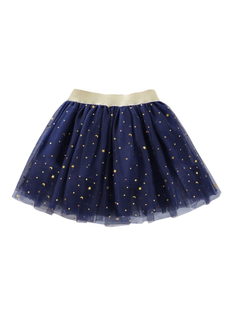 

Hopscotch Girls Navy Blue Mini Flared Skirts