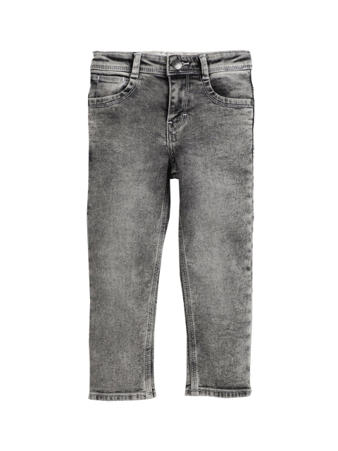 

Hopscotch Boys Grey Heavy Fade Stretchable Jeans