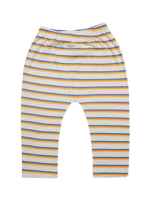 

Hopscotch Boys Off White Striped Track Pants