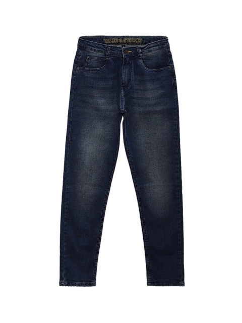 

Hopscotch Boys Blue Low Distress Light Fade Stretchable Jeans