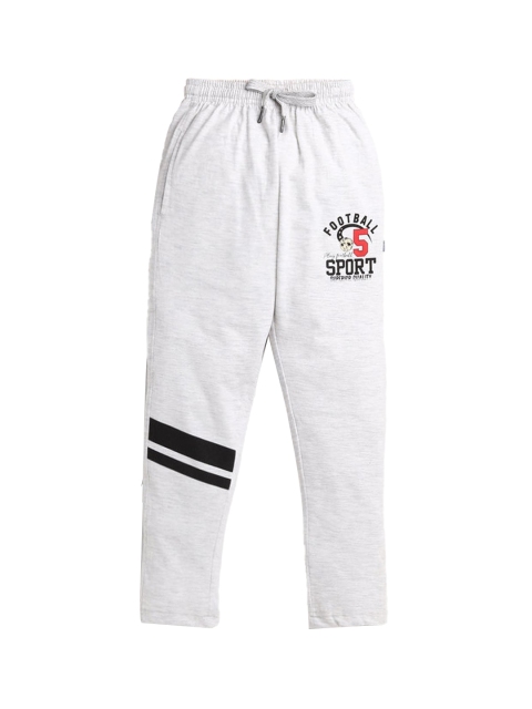 

Hopscotch Boys Grey Striped Track Pants