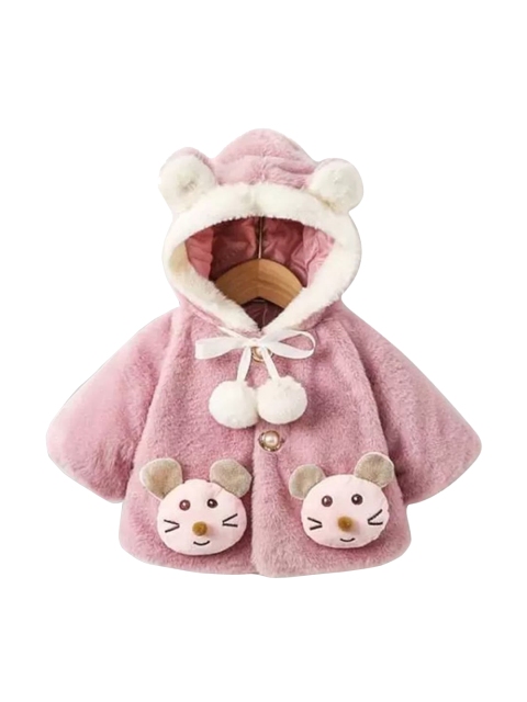 

Hopscotch Girls Pink Lightweight Crop Quilted Jacket