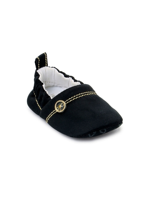 

Hopscotch Boys Black cotton Booties