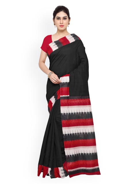 

Saree mall Black & Red Art Silk Saree