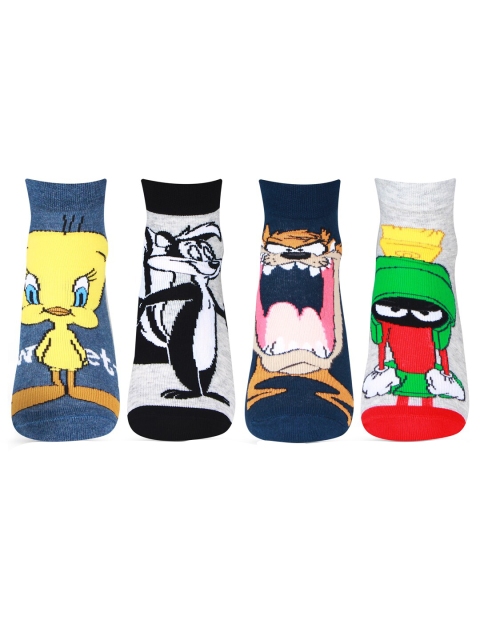 

Bonjour Girls Pack of 4 Assorted Ankle Length Socks