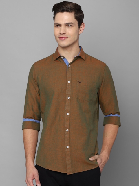 

Allen Solly Men Brown Slim Fit Casual Shirt