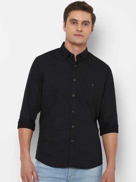 

Louis Philippe Sport Men Black Slim Fit Printed Cotton Casual Shirt