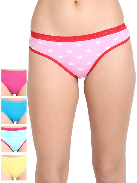 

Leading Lady Women Pack of 5 Bikini Briefs LACYTHONG-SUNNY, Multi