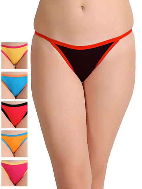 

Leading Lady Women Pack of 6 Bikini Briefs KIM-6, Multi