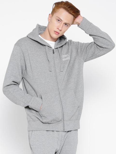 

Russell Athletic Grey Melange Hooded Sweatshirt