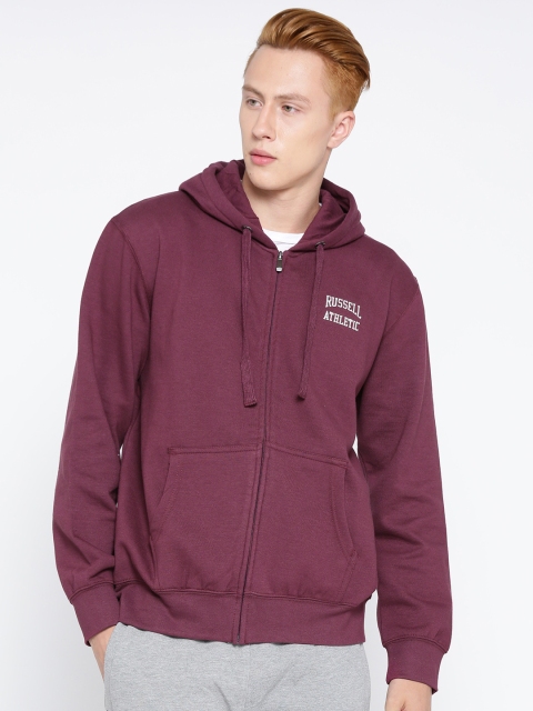 

Russell Athletic Burgundy Hooded Sweatshirt