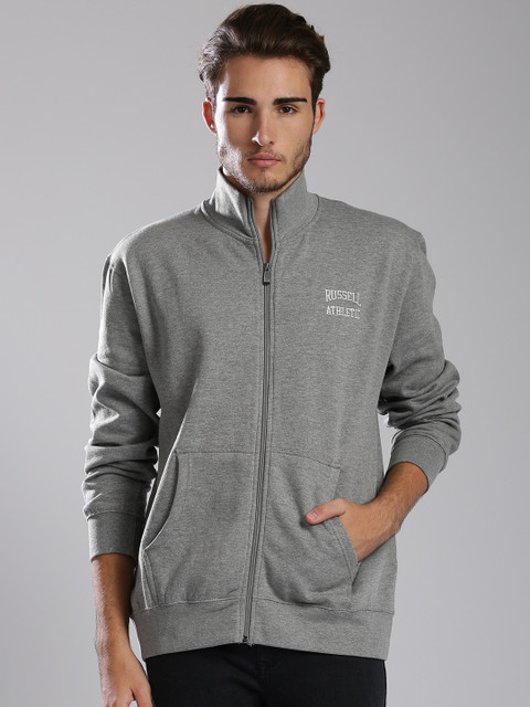 

Russell Athletic Grey Melange Comfort Fit Sweatshirt