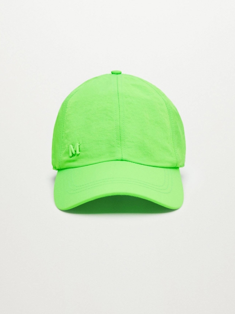 

MANGO Women Fluorescent Green Baseball Cap