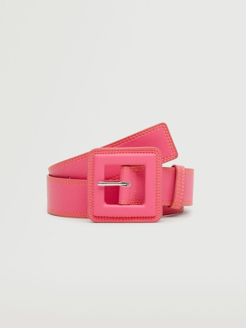 

MANGO Women Pink Solid Belt