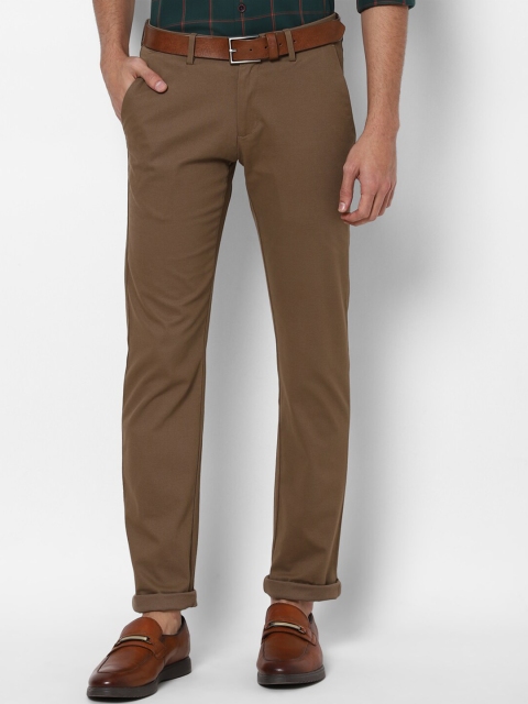 

Allen Solly Men Brown Slim Fit Trousers
