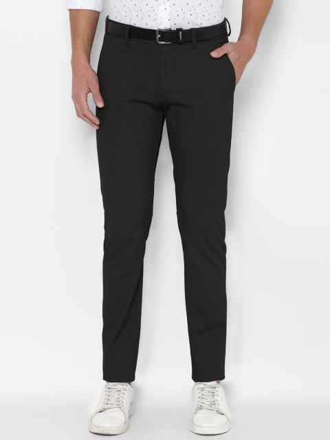 

Allen Solly Men Grey Slim Fit Trousers