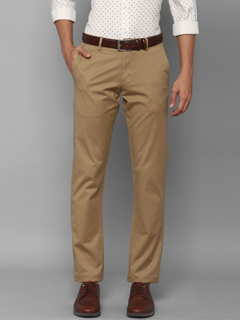 

Allen Solly Men Brown Slim Fit Chinos Trousers 98% Cotton