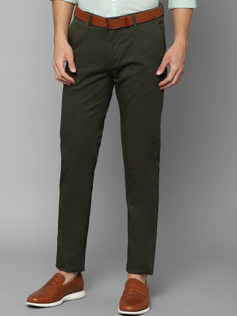 

Louis Philippe Sport Men Olive Green Slim Fit Chinos Trousers