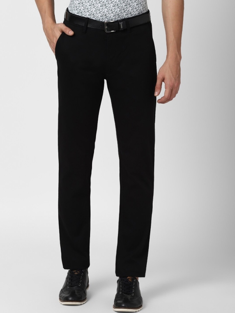 

Peter England Casuals Men Black Slim Fit Trousers