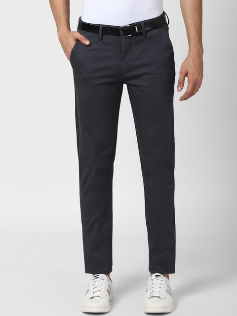 

Peter England Casuals Men Grey Slim Fit Trousers