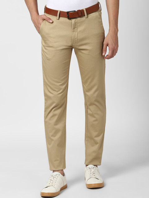 

Peter England Casuals Men Khaki Slim Fit Chinos Trousers