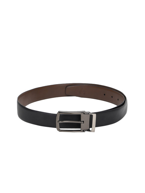 

Allen Solly Men Black Leather Reversible Formal Belt
