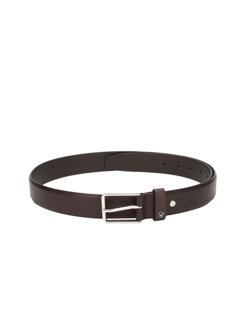 

Allen Solly Men Brown Textured Leather Belt