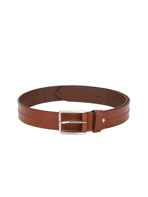 

Allen Solly Men Brown Textured Leather Belt