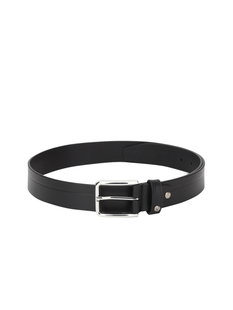 

Allen Solly Men Black Textured Leather Belt