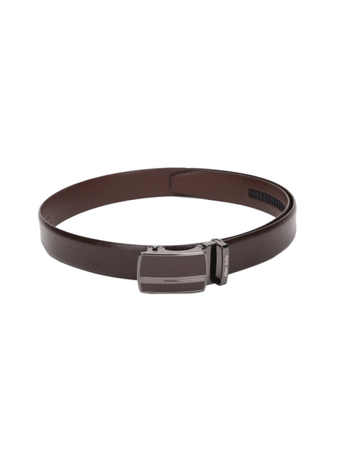 

Allen Solly Men Brown Textured Leather Formal Belt