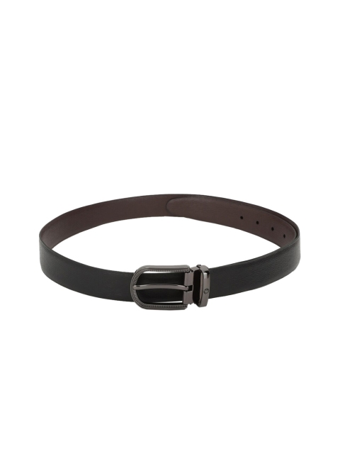 

Louis Philippe Men Black Textured Leather Formal Belt